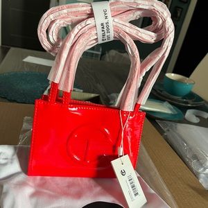 Small Red Patent Telfar